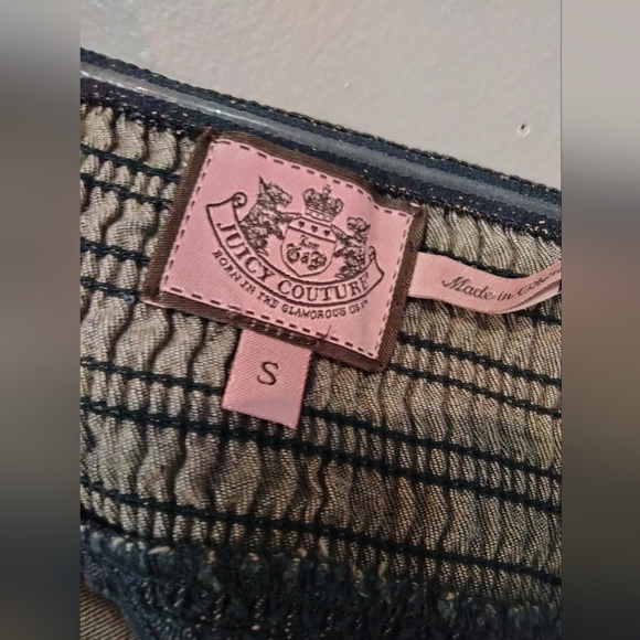 1990s / Y2K Juicy Couture jean tube top dress. - Picture 5 of 5